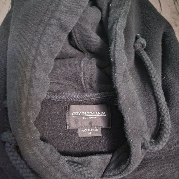 OBEY Propaganda Black Hoodie - Picture 6 of 8